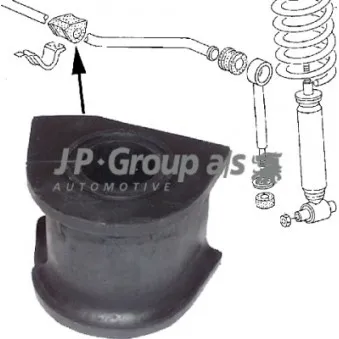 JP GROUP 1140600600 - Coussinet de palier, stabilisateur