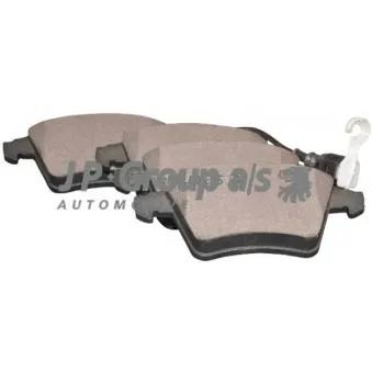 Jeu de 4 plaquettes de frein avant JP GROUP OEM 7H0698151