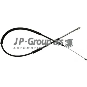 Tirette à câble, frein de stationnement arrière gauche JP GROUP 1170307170 pour VOLKSWAGEN TRANSPORTER - COMBI 2.1 Syncro - 95cv