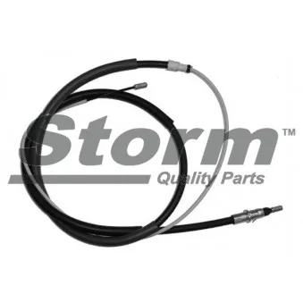 Tirette à câble, frein de stationnement Storm OEM 9641453080