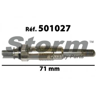 Bougie de préchauffage Storm OEM 596139
