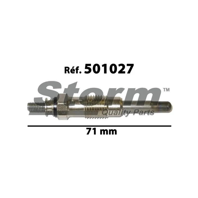 Bougie de préchauffage Storm 501027 - Visuel 1