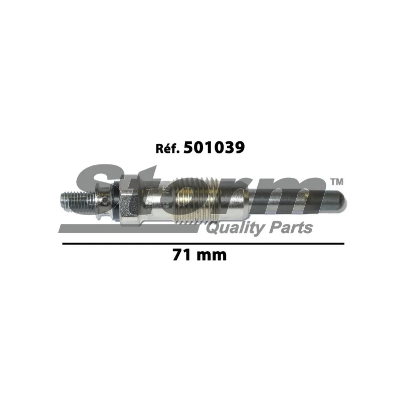 Bougie de préchauffage Storm 501039 - Visuel 1