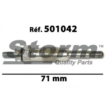 Bougie de préchauffage Storm OEM 1855066G00000