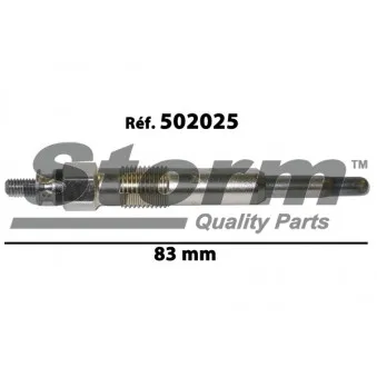 Bougie de préchauffage Storm OEM 12291P5TG00