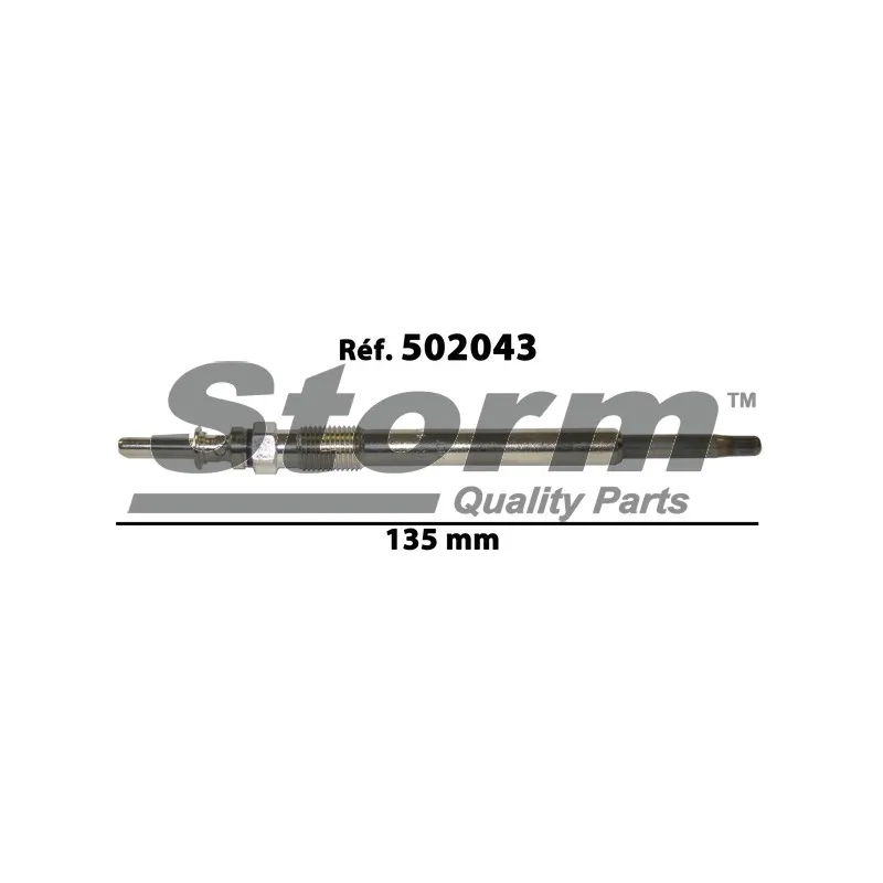 Bougie de préchauffage Storm 502043 - Visuel 1