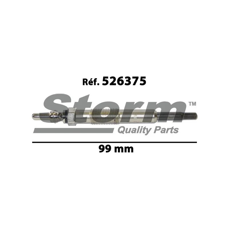 Bougie de préchauffage Storm 526375 - Visuel 1