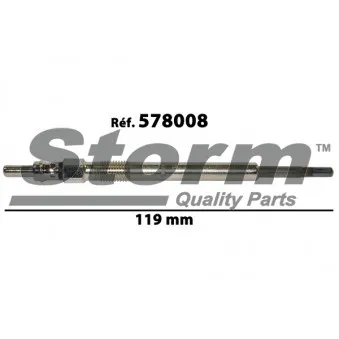 Bougie de préchauffage Storm OEM 9S516M090AA
