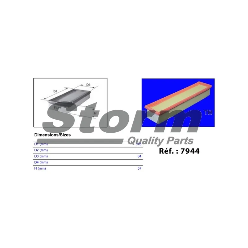 Filtre à air Storm 7944 - Visuel 1