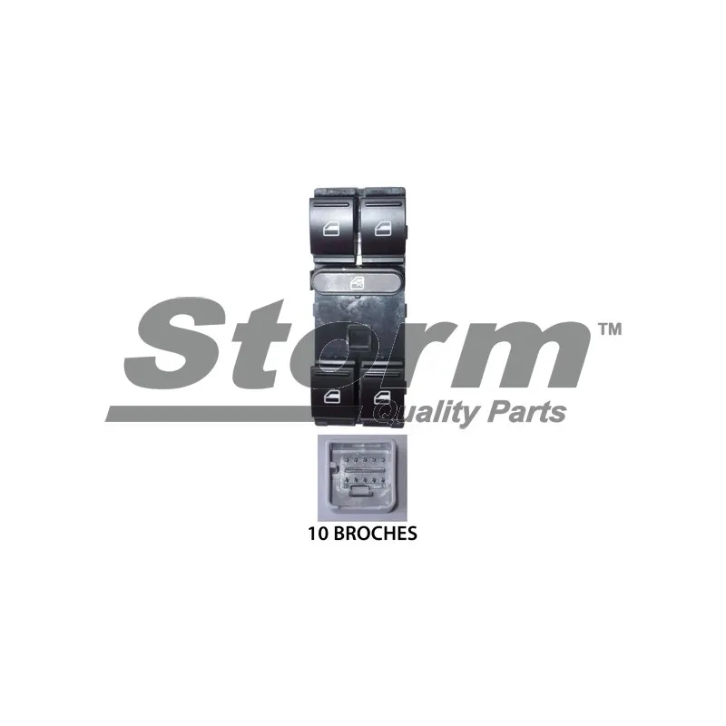 Interrupteur, lève-vitre Storm 971008 - Visuel 1