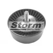 Storm F10247 - Poulie renvoi/transmission, courroie trapézoïdale à nervures