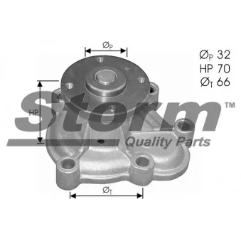 Pompe à eau Storm OEM 97101319