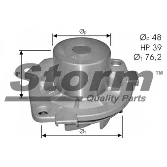 Pompe à eau Storm OEM 10972068