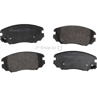 Jeu de 4 plaquettes de frein avant JP GROUP OEM 13237750