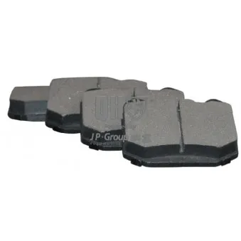Jeu de 4 plaquettes de frein arrière JP GROUP OEM A1634201120