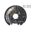 AIC 58275 - Déflecteur, disque de frein arrière droit 