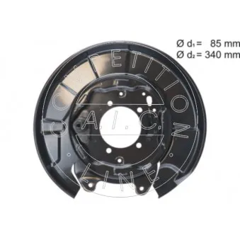 Déflecteur, disque de frein arrière droit AIC OEM 4650342021