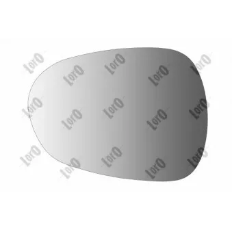 ABAKUS 0116G01 - Verre de rétroviseur, rétroviseur extérieur