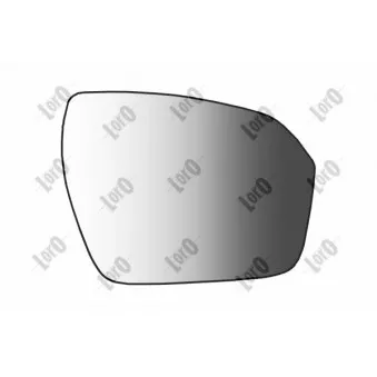 ABAKUS 2117G02 - Verre de rétroviseur, rétroviseur extérieur