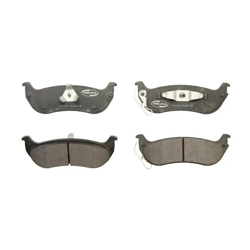 Jeu de 4 plaquettes de frein avant DELPHI LPD0998C - Visuel 1