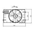 NRF 47927 - Ventilateur, refroidissement du moteur
