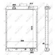 NRF 58380 - Radiateur, refroidissement du moteur
