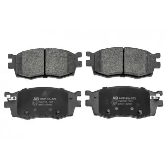 Jeu de 4 plaquettes de frein avant TEKNÖR OEM 581011GE00S1