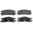 TEKNÖR HKT-SB-001 - Jeu de 4 plaquettes de frein avant