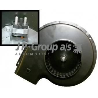 Pulseur d'air habitacle JP GROUP 1626100100