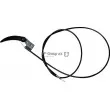 JP GROUP 1670700203 - Tirette de capot moteur