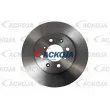 ACKOJA A26-80022 - Jeu de 2 disques de frein avant