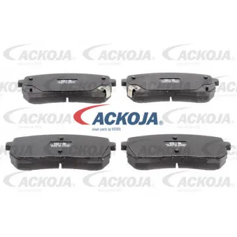 ACKOJA A52-0145 - Jeu de 4 plaquettes de frein arrière