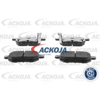 ACKOJA A70-0038 - Jeu de 4 plaquettes de frein arrière