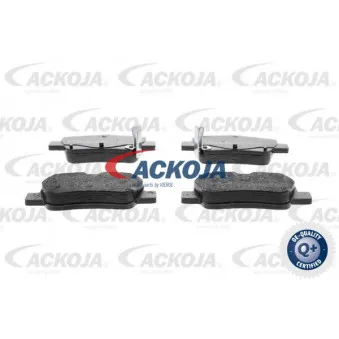 ACKOJA A70-0090 - Jeu de 4 plaquettes de frein arrière