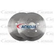 ACKOJA A70-40008 - Jeu de 2 disques de frein arrière