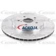 ACKOJA A70-80015 - Jeu de 2 disques de frein avant