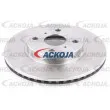 ACKOJA A70-80017 - Jeu de 2 disques de frein avant