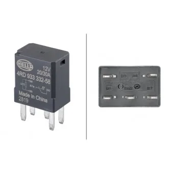 Relais, courant de travail HELLA OEM 12077866