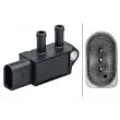 HELLA 6PP 009 409-621 - Capteur, pression des gaz échappement