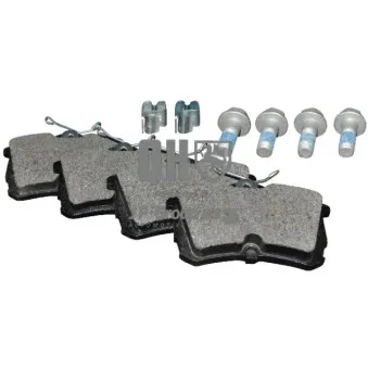 Jeu de 4 plaquettes de frein arrière JP GROUP OEM 43022S1AE04