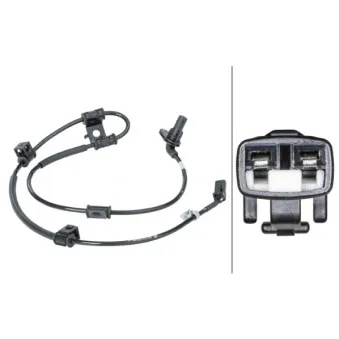 Capteur, vitesse de roue avant gauche HELLA OEM 956702S300