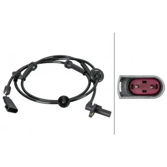 Capteur, vitesse de roue HELLA 6PU 012 806-621