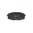 HELLA 8DB 355 025-791 - Jeu de 4 plaquettes de frein avant