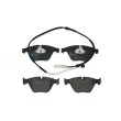 HELLA 8DB 355 039-241 - Jeu de 4 plaquettes de frein avant