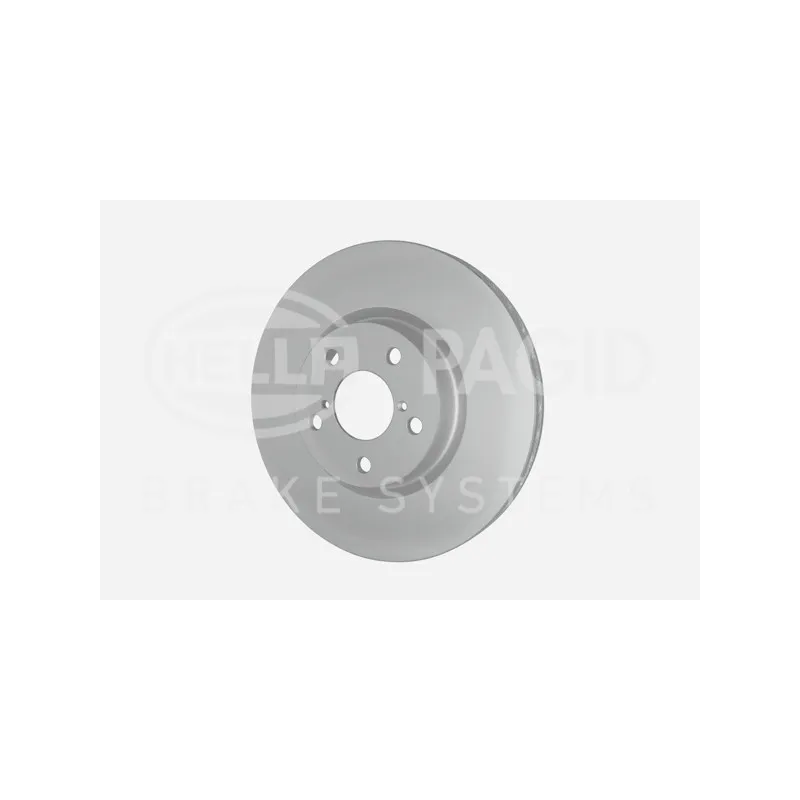 Jeu de 2 disques de frein avant HELLA 8DD 355 132-711 - Visuel 1