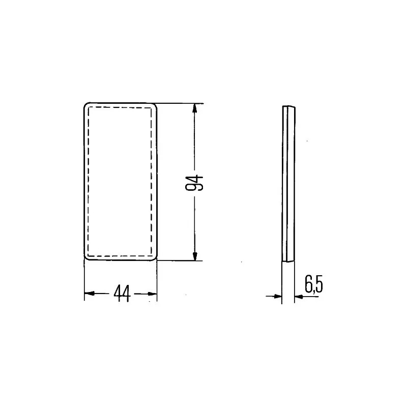 Catadioptre HELLA 8RA 002 014-317 - Visuel 1