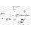 OPEN PARTS SAB8571.31 - Amortisseur avant gauche 