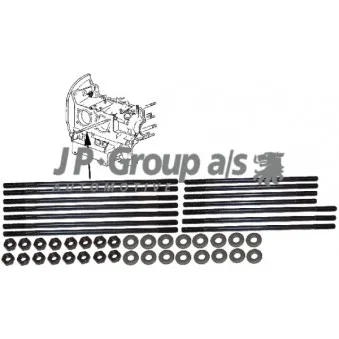 Jeu de boulons de culasse de cylindre JP GROUP 8110150216