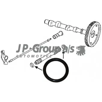 Joint d'étanchéité, tube de protection de la tige du poussoi JP GROUP 8111001506