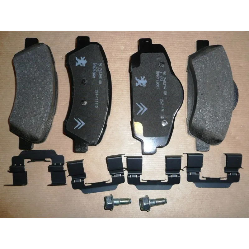 Jeu de 4 plaquettes de frein avant OE 1610699280 - Visuel 1